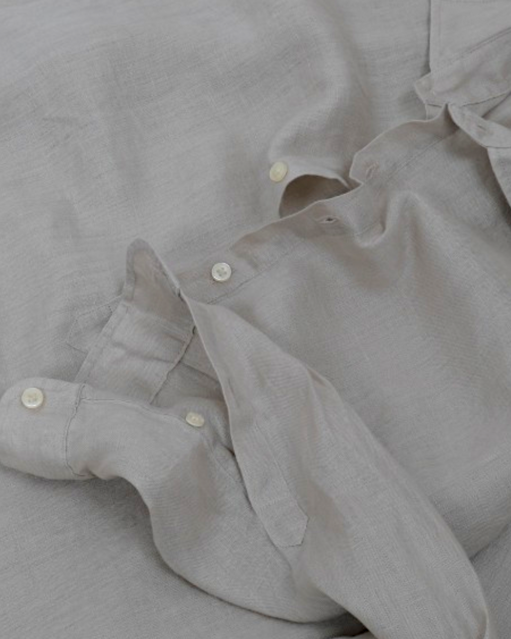 Light Beige Linen Popover