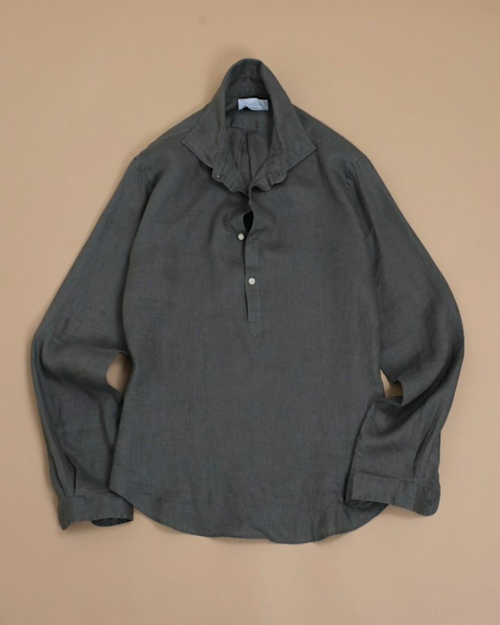 Olive Linen Popover