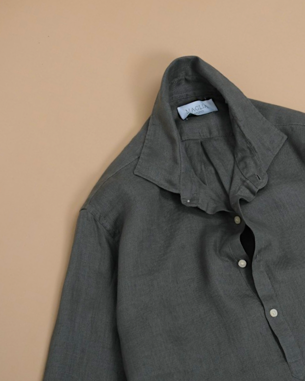 Olive Linen Popover