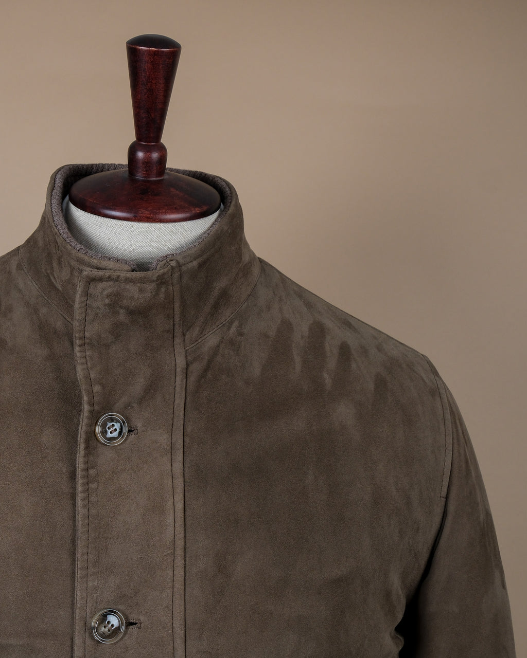 Umber Suede Flight Jacket