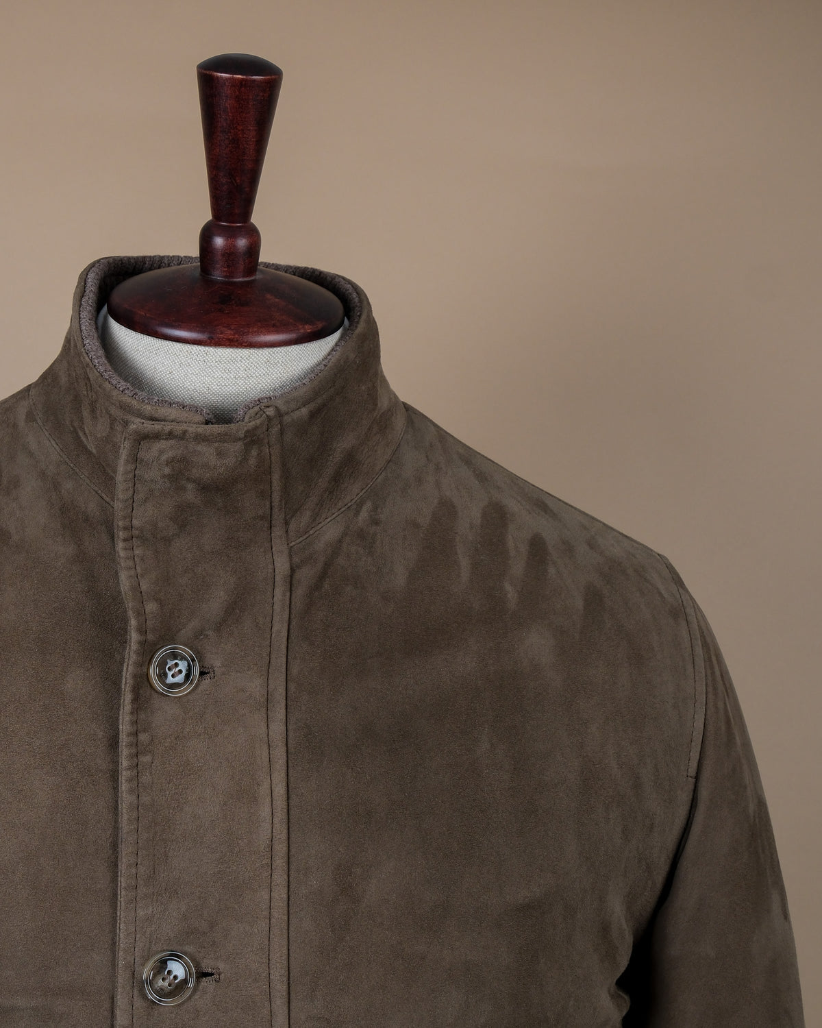 Umber Suede Flight Jacket