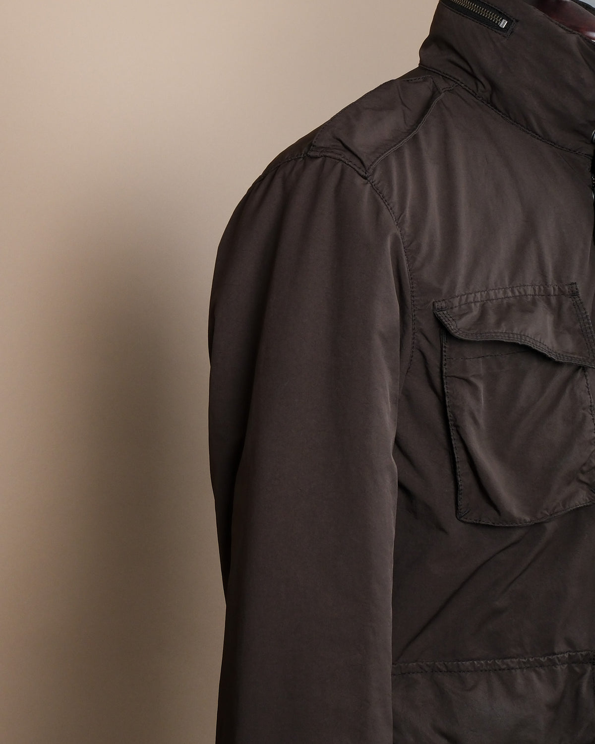 Dark Olive Nylon Lined Field Jacket