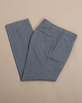 Grey Virgin Wool Flannel Trousers