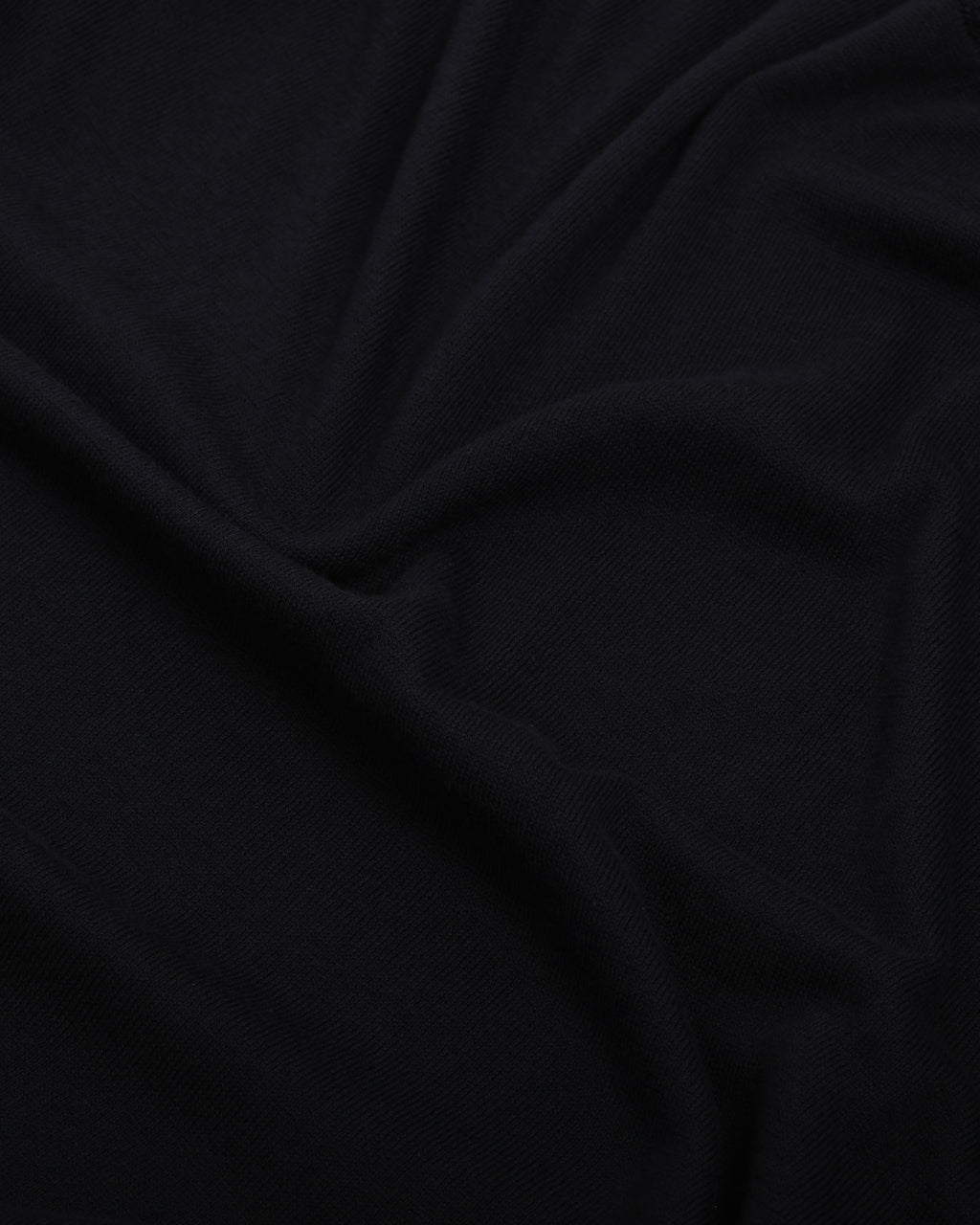 Navy Knitted T-Shirt