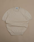 Cream Knitted T-Shirt