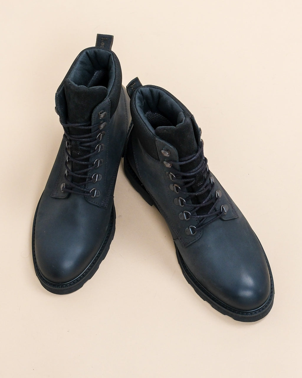 Gun-Metal Grey Nubuck Hiker Boots