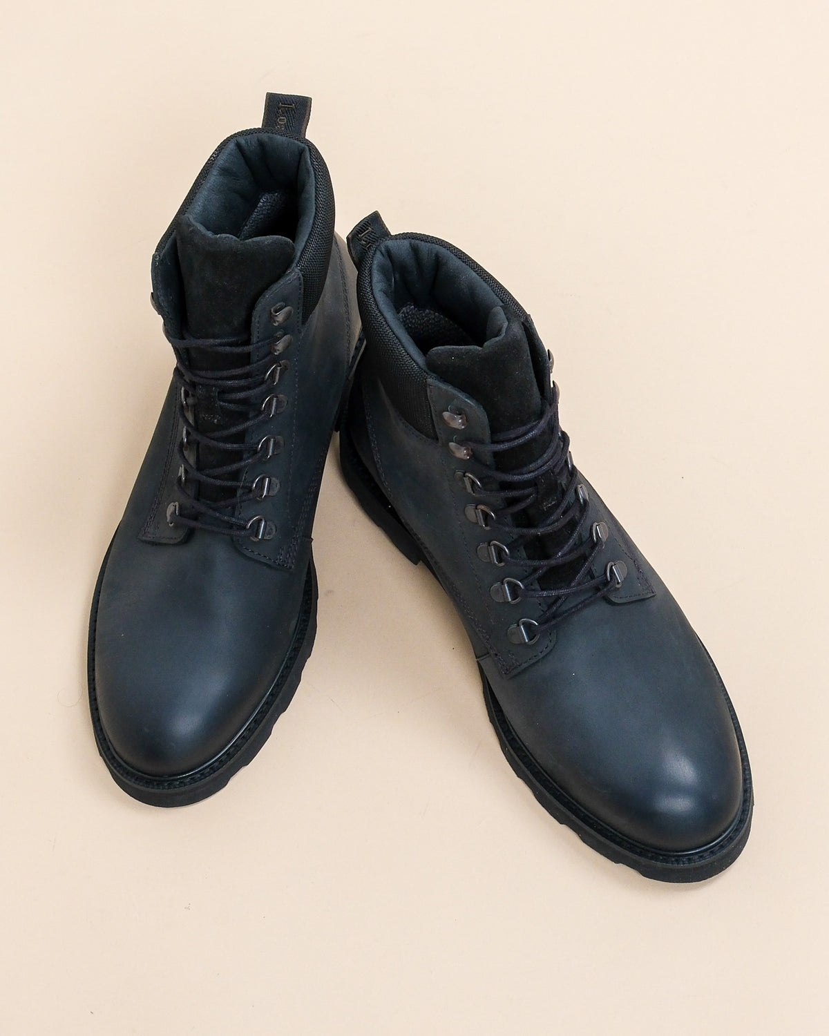 Gun-Metal Grey Nubuck Hiker Boots