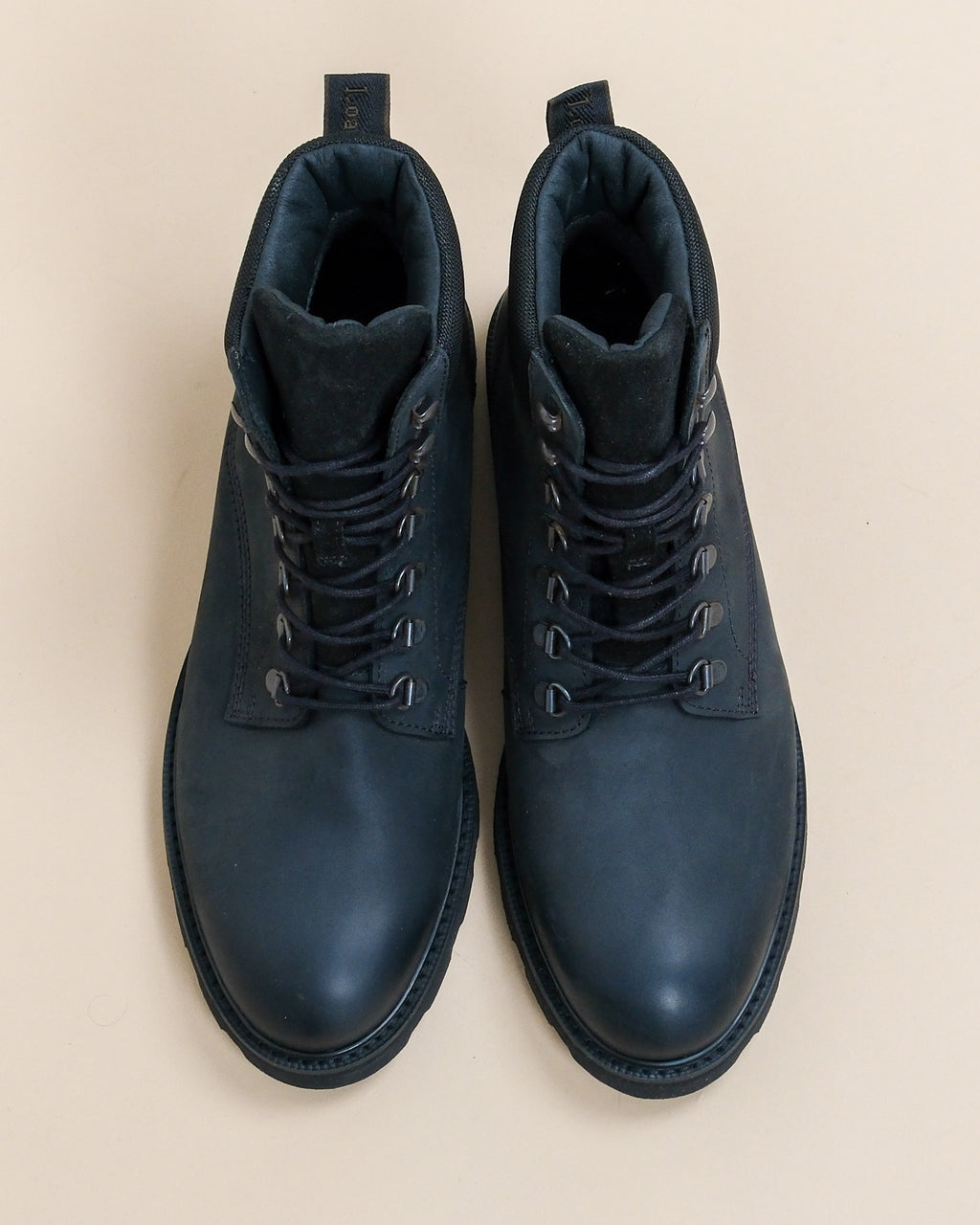 Gun-Metal Grey Nubuck Hiker Boots