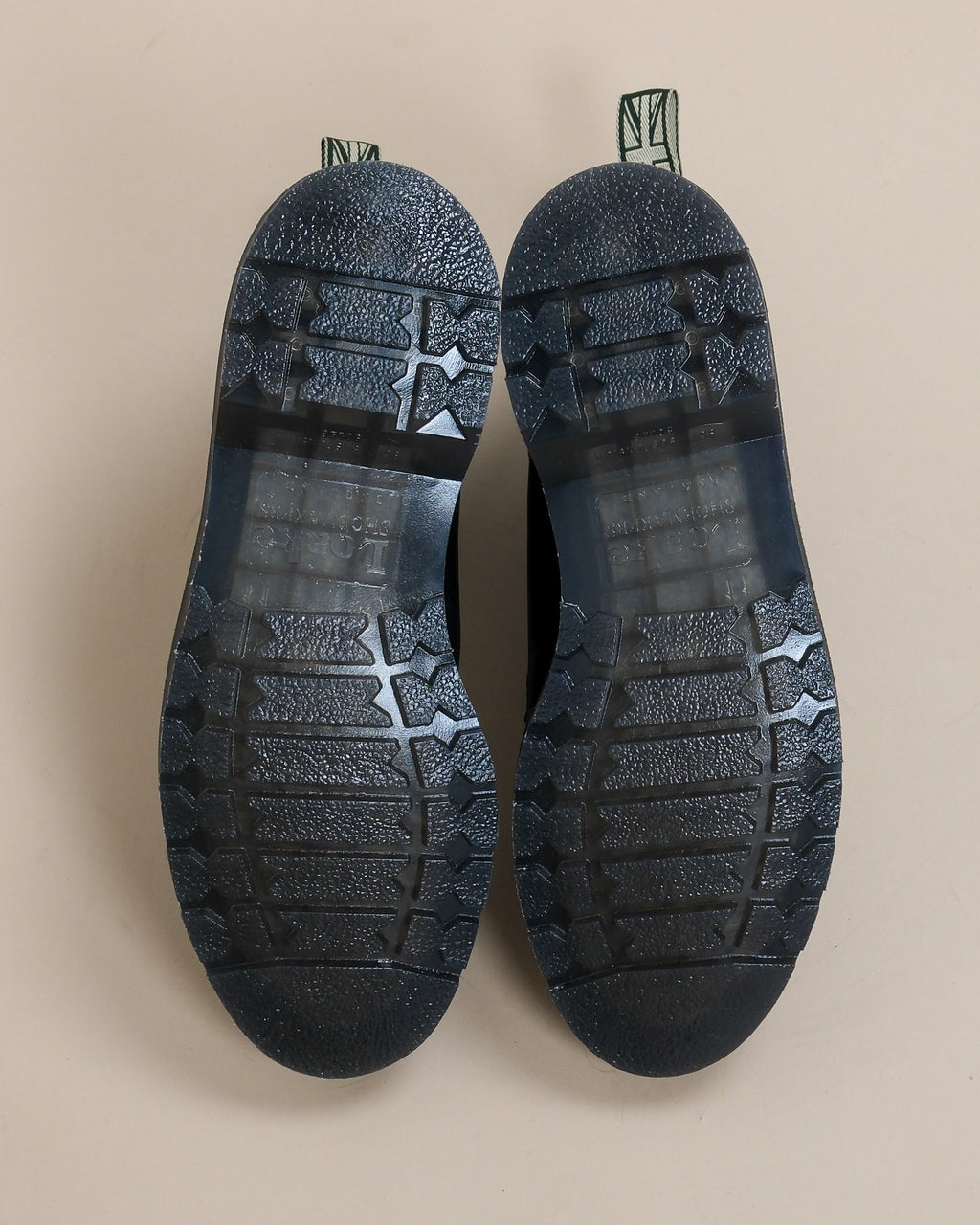 Black Leather Lace-Up Derby Boots