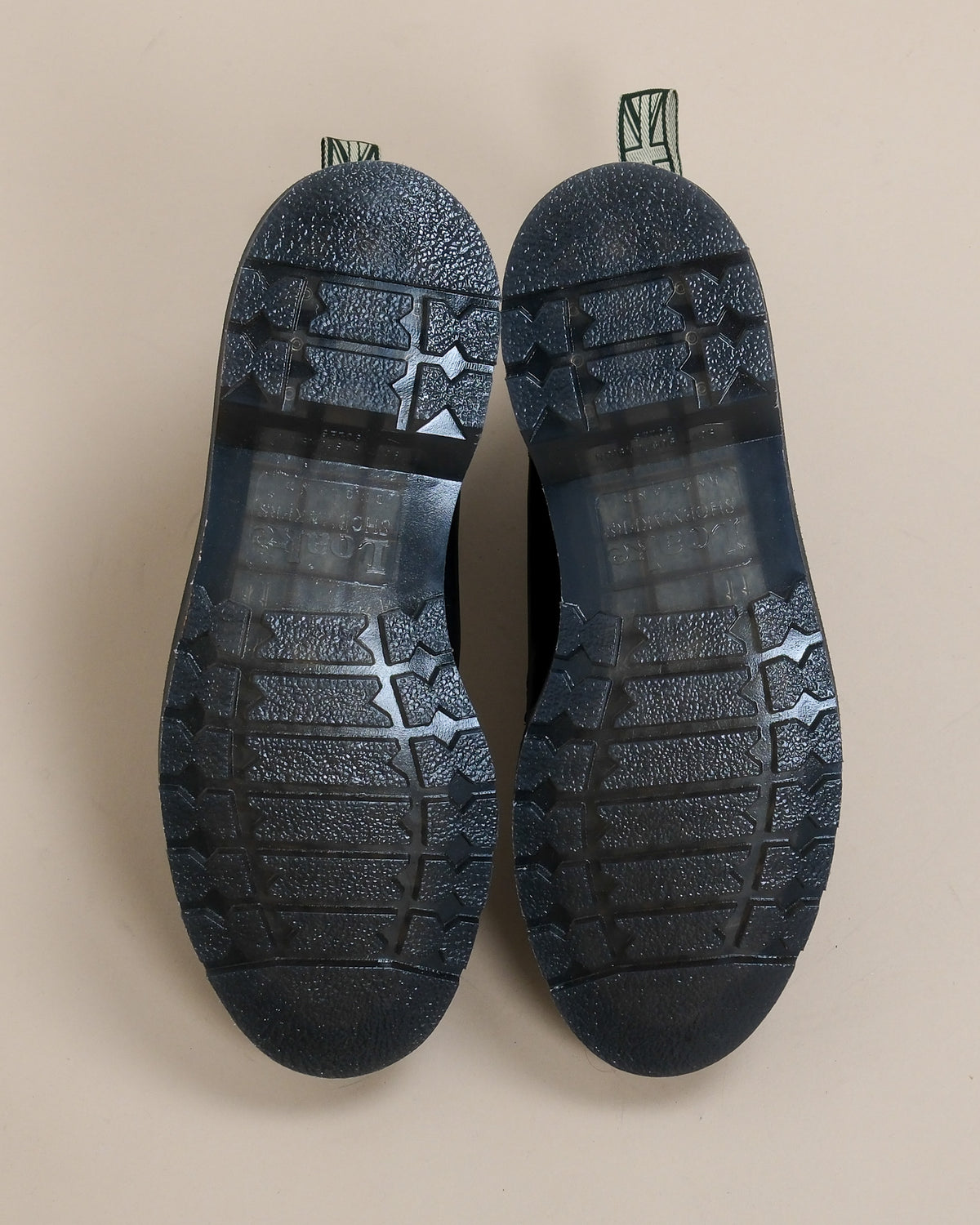 Black Leather Lace-Up Derby Boots