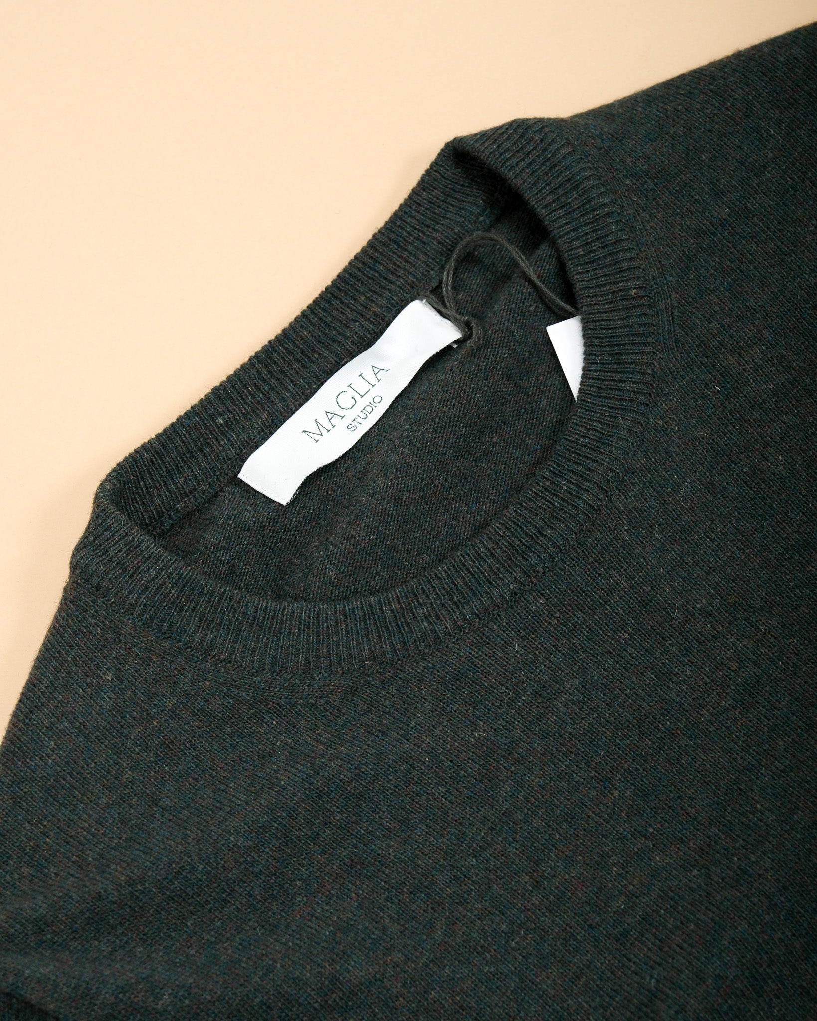 Dark Green Lambswool Sweater