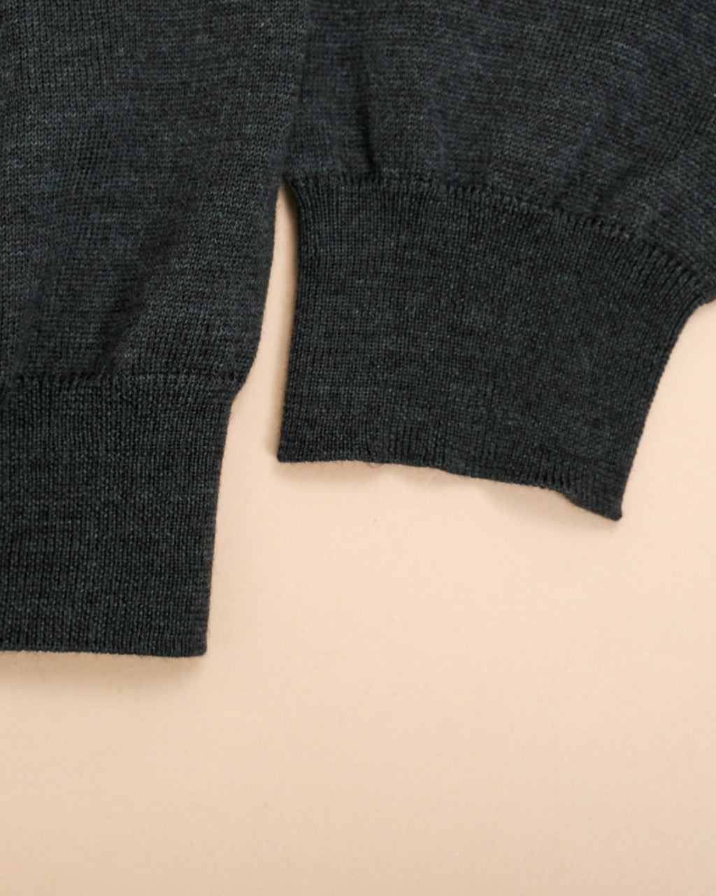 Dark Green Merino Rollneck