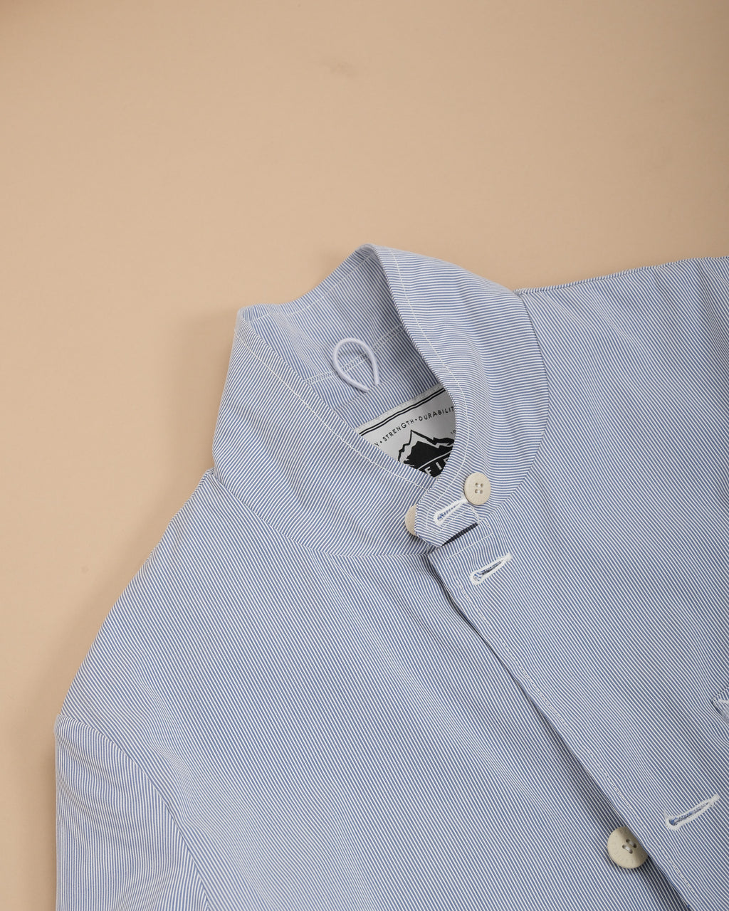 Blue/White Pinstripe Cotton Sports Jacket