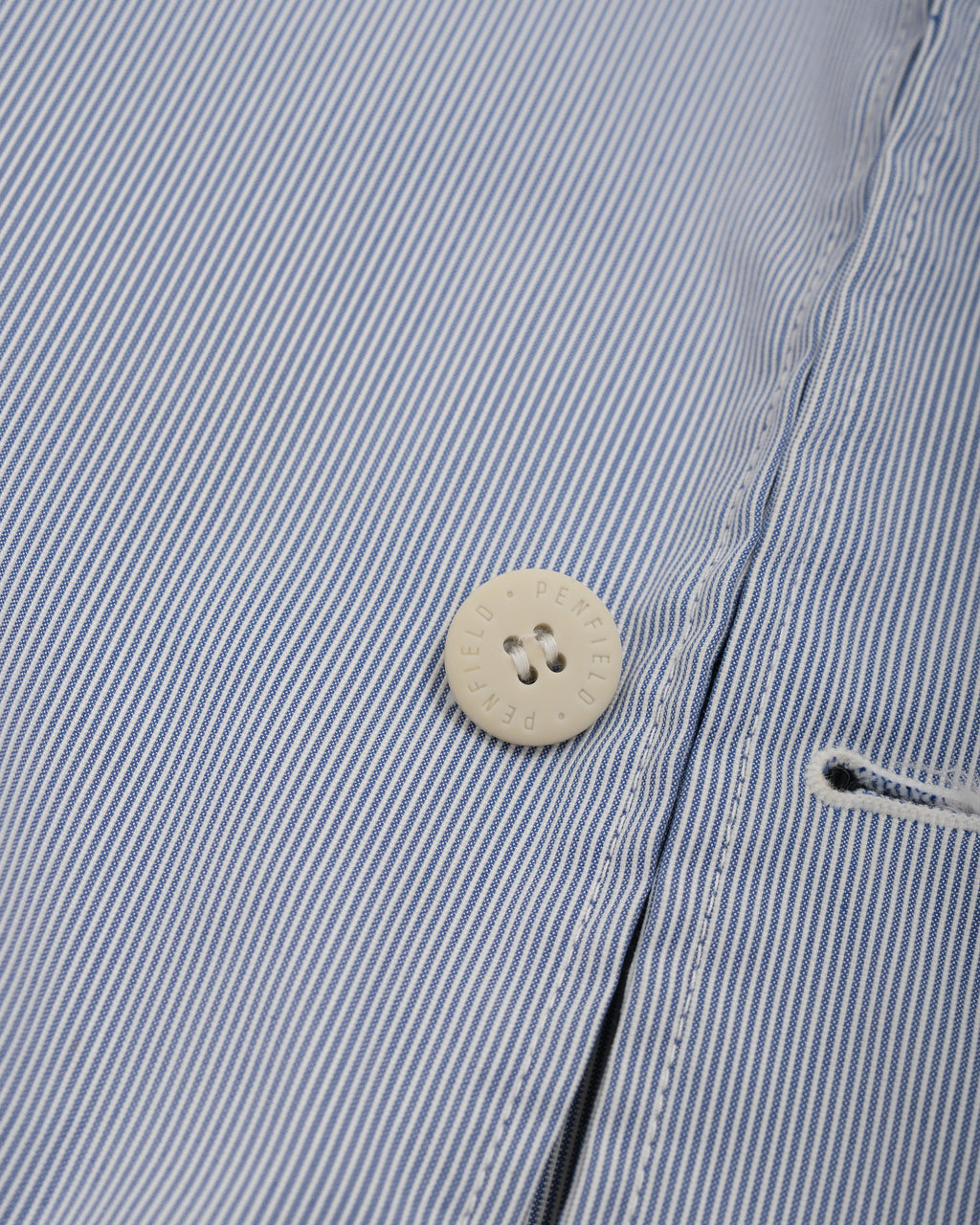 Blue/White Pinstripe Cotton Sports Jacket