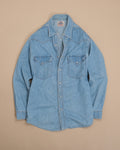 Blue Washed Denim Shirt