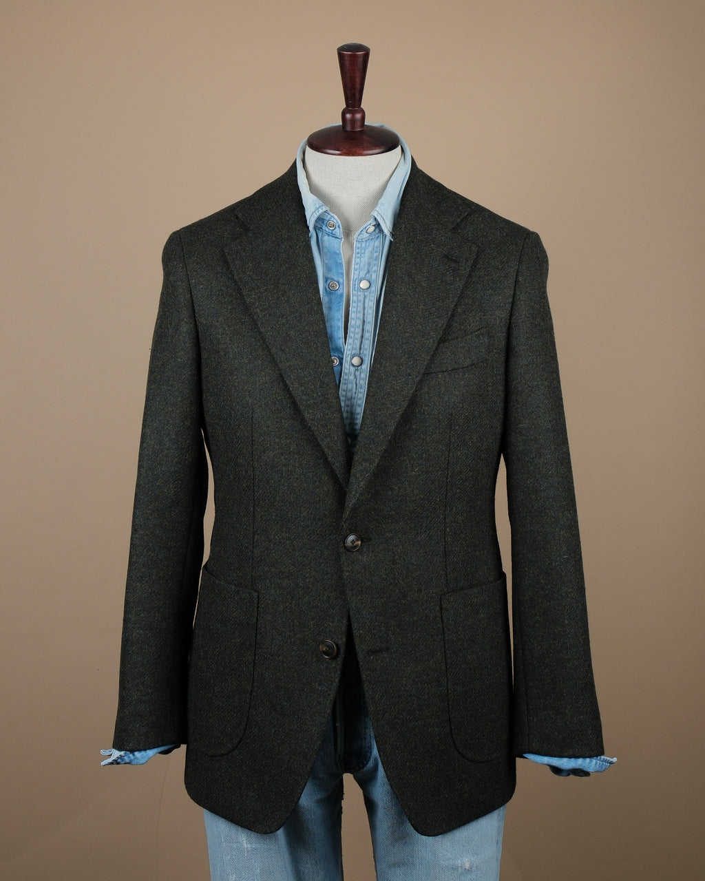 Dark Forest Moon Tweed Sports Jacket