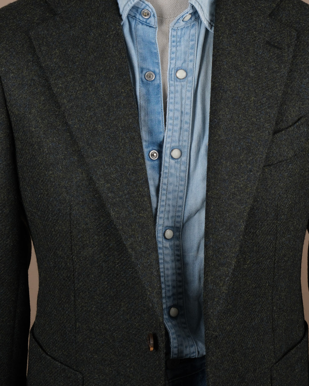 Dark Forest Moon Tweed Sports Jacket