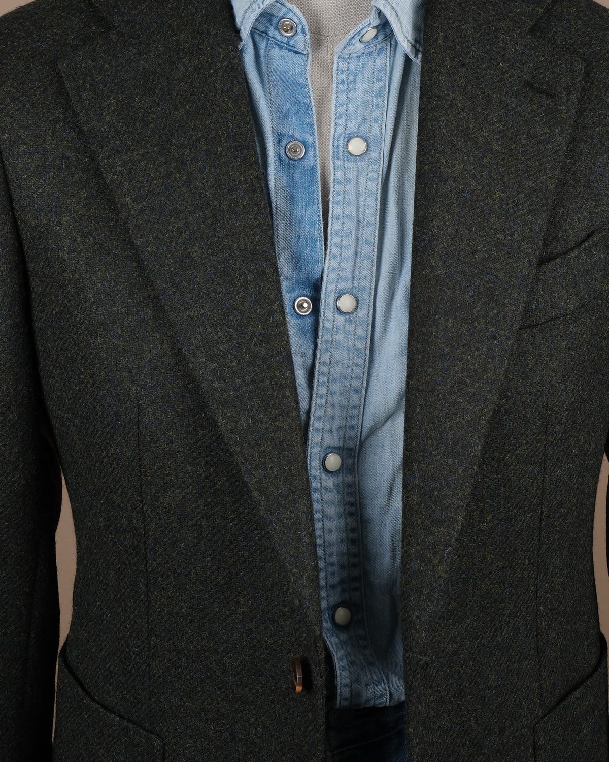 Dark Forest Moon Tweed Sports Jacket