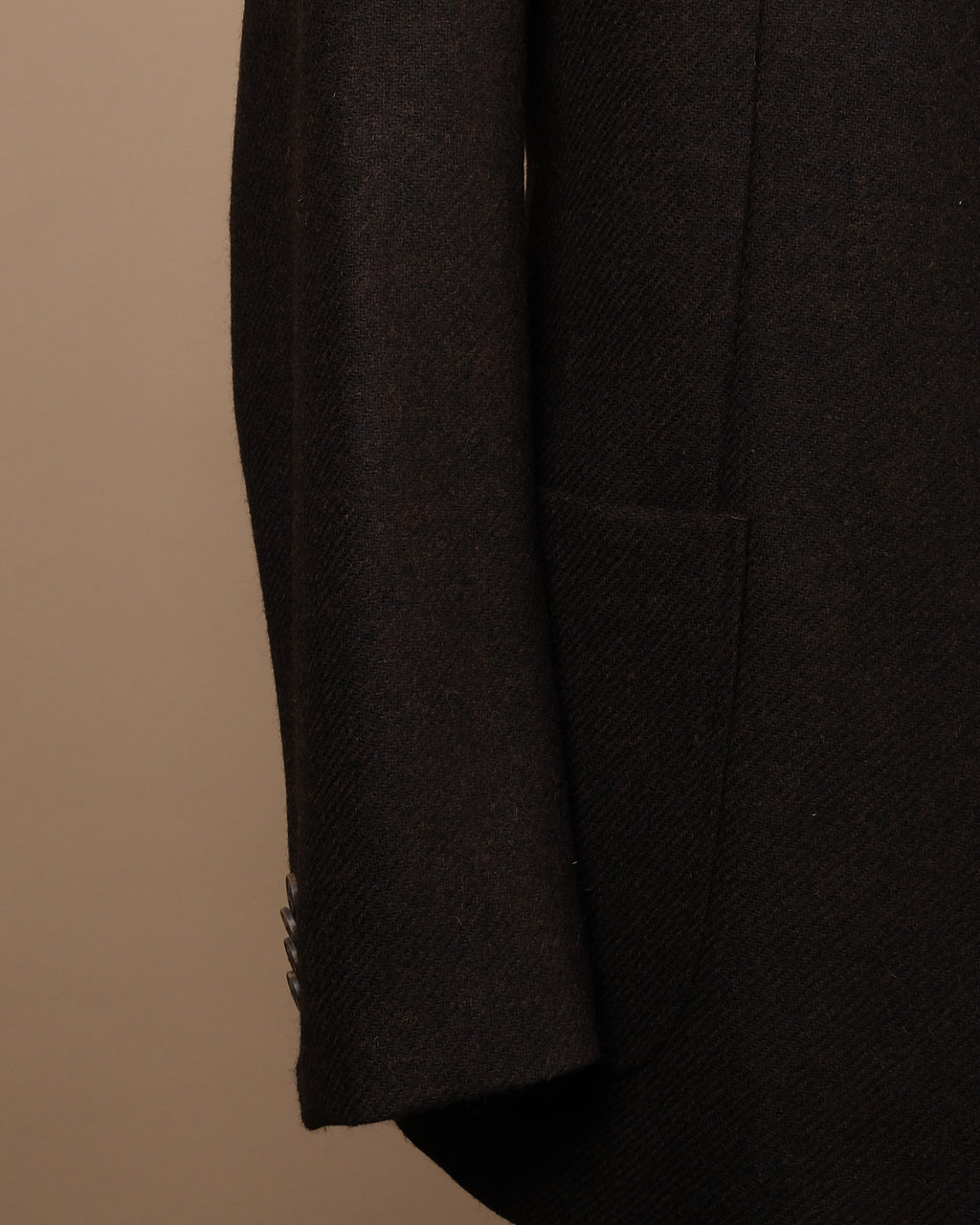 Dark Brown Moon Tweed Sports Jacket