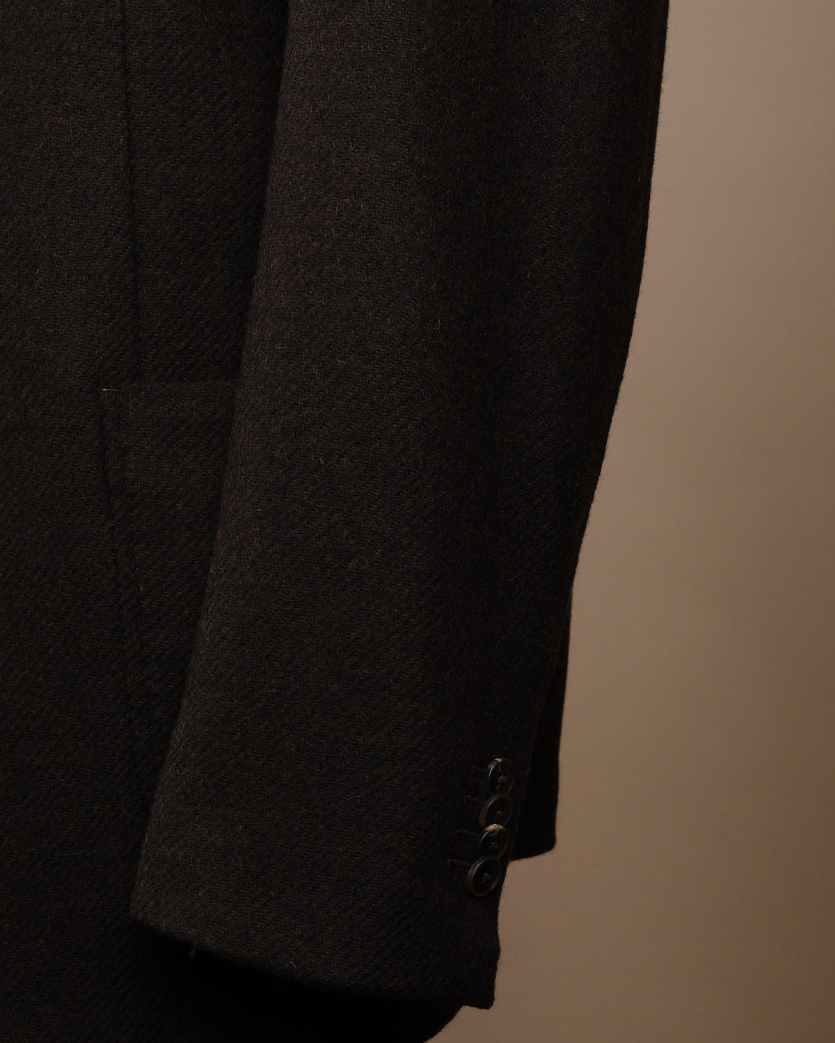 Dark Brown Moon Tweed Sports Jacket