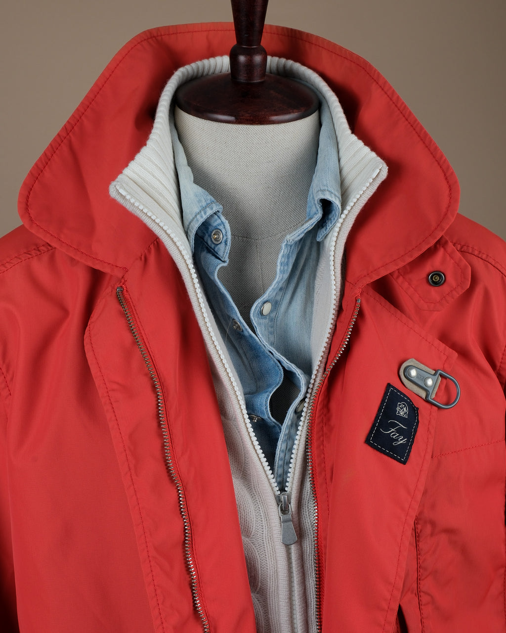 Sunburned Red Fireman's Clasp Jacket