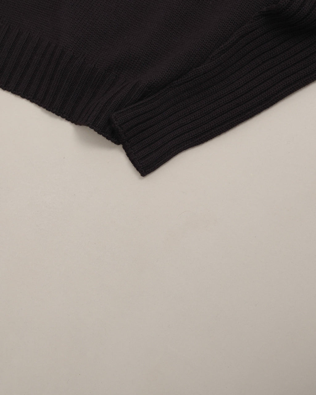 Dark Brown Rain Wool Rollneck