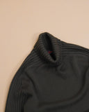 Military Green Rain Wool Rollneck