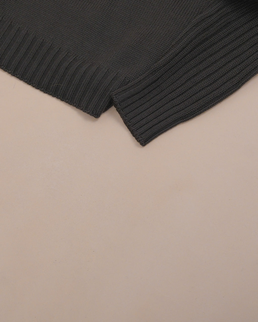 Military Green Rain Wool Rollneck