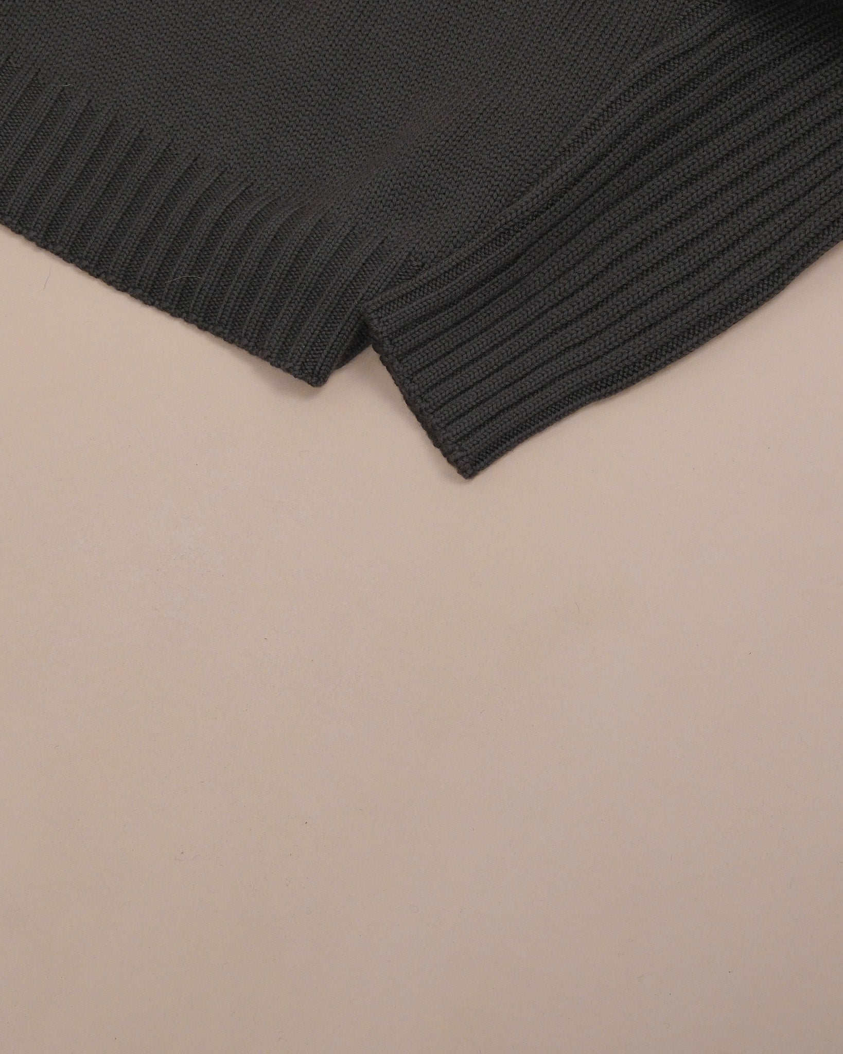 Military Green Rain Wool Rollneck