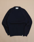 Navy Heavy Merino Ford Raglan Sweater