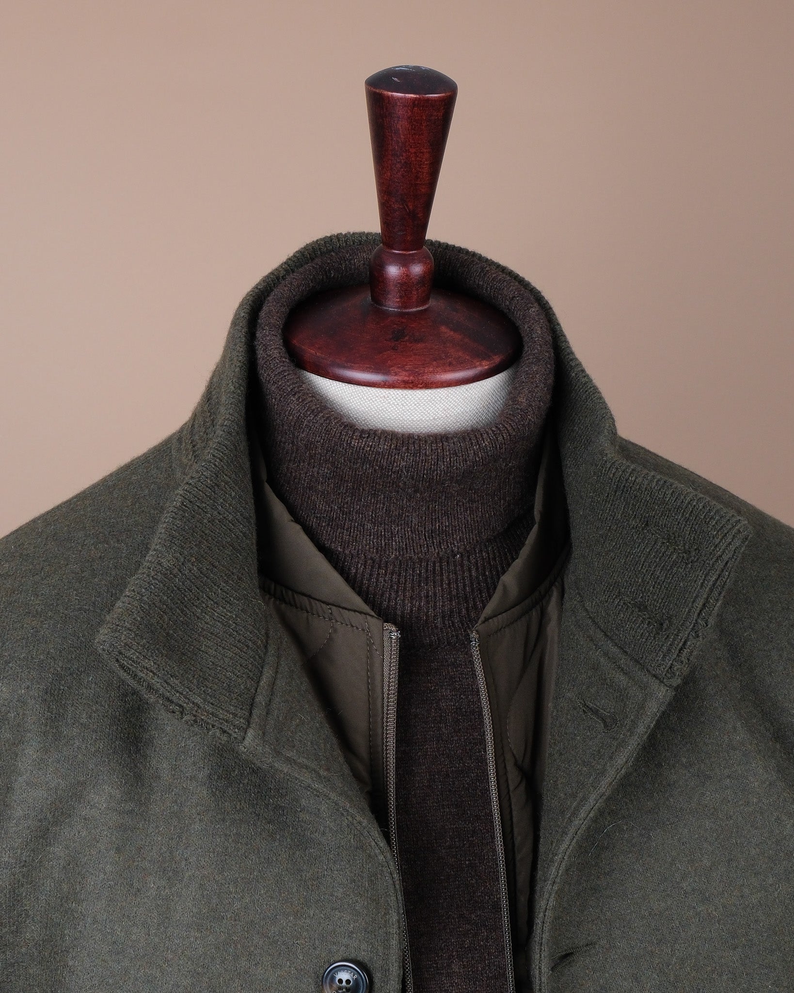 Dark Military Jersey Felt Valstarino