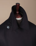 Navy Wool/Nylon DB. Overcoat