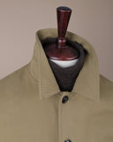 Pale Olive Cotton Twill Flight Jacket