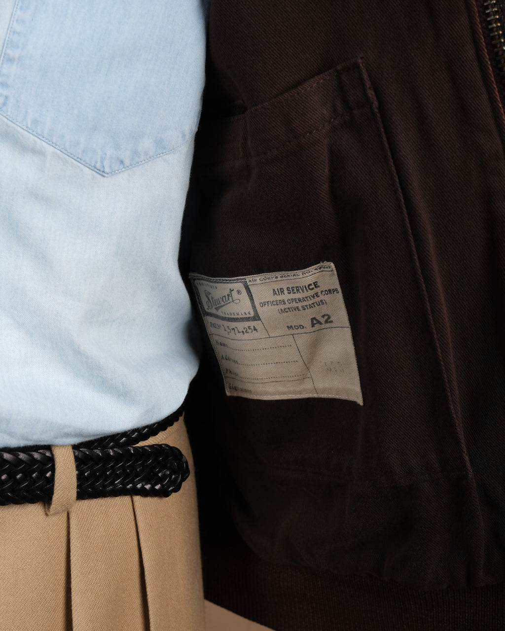 Goat Leather A-2 Flight Jacket