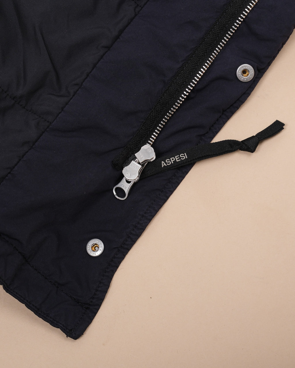 Navy Nylon Padded Field Jacket