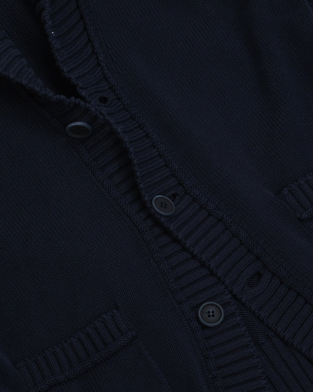 Navy Cotton Shawl Cardigan