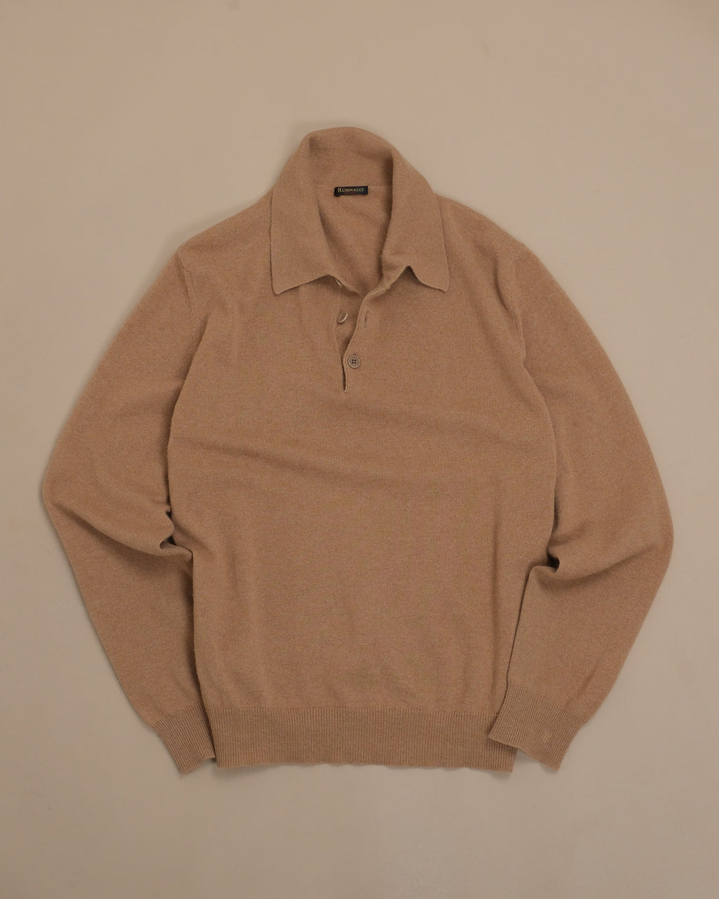 Camel Cashmere Polo