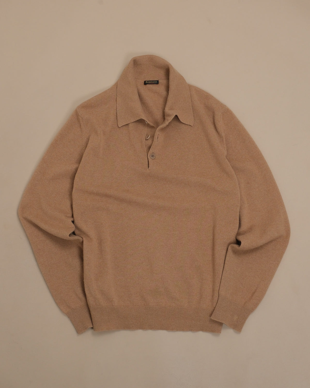 Camel Cashmere Polo