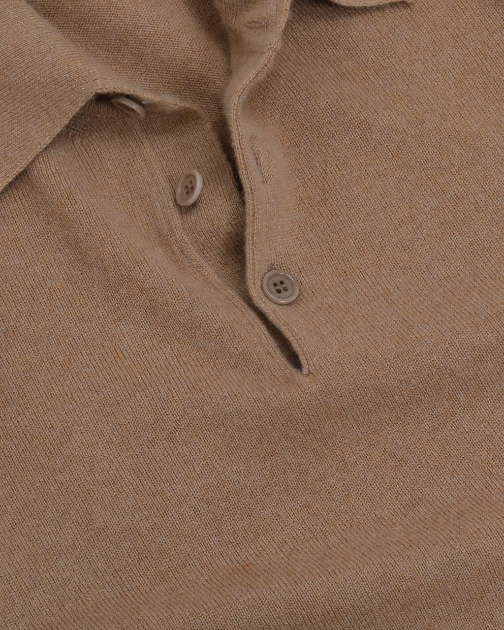 Camel Cashmere Polo