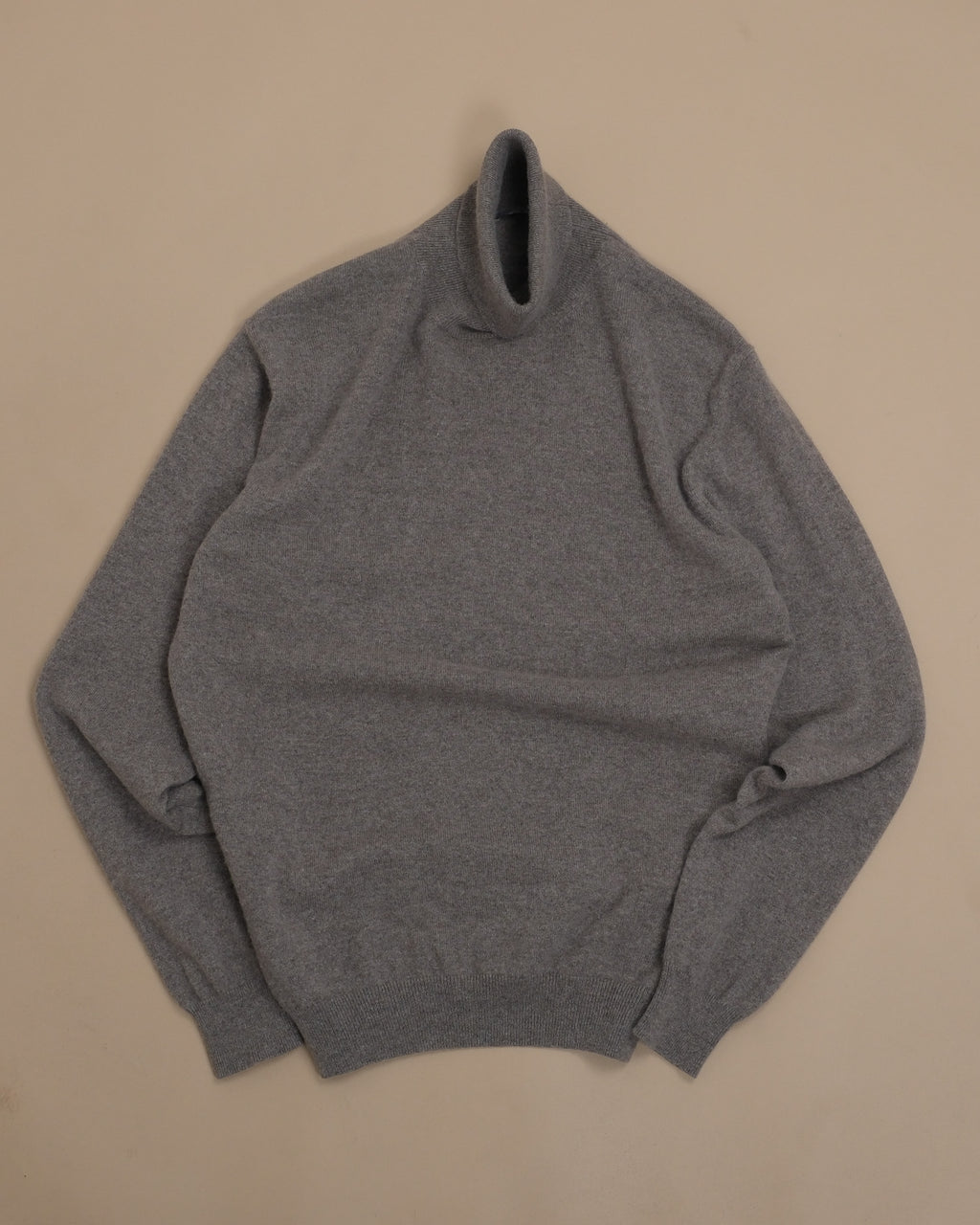 Taupe Cashmere Rollneck
