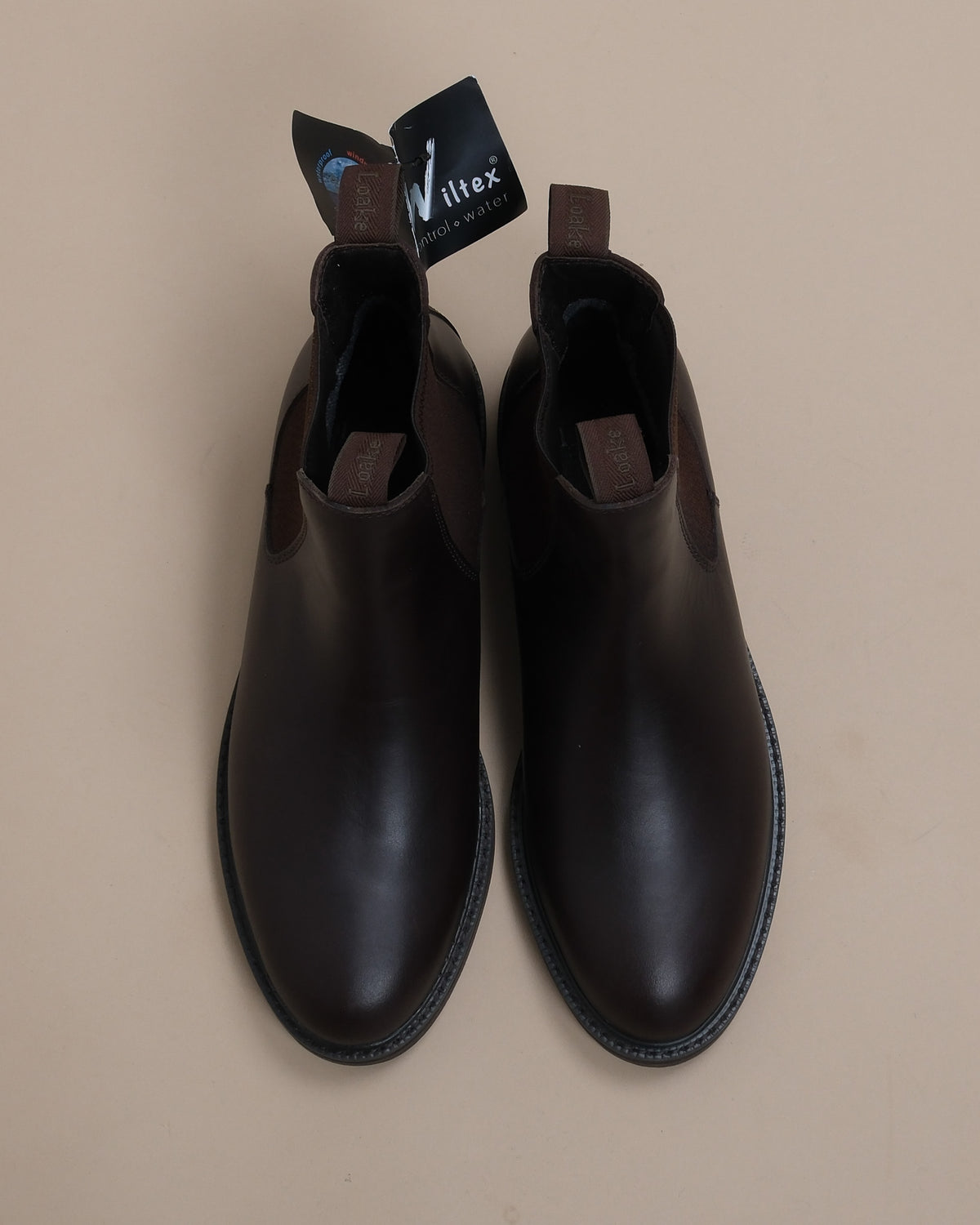 Dark Brown Leather Chelsea Boots