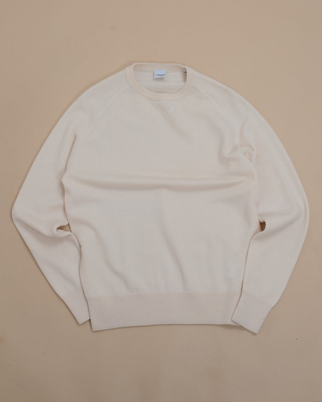 Cream Wool Raglan Sweater