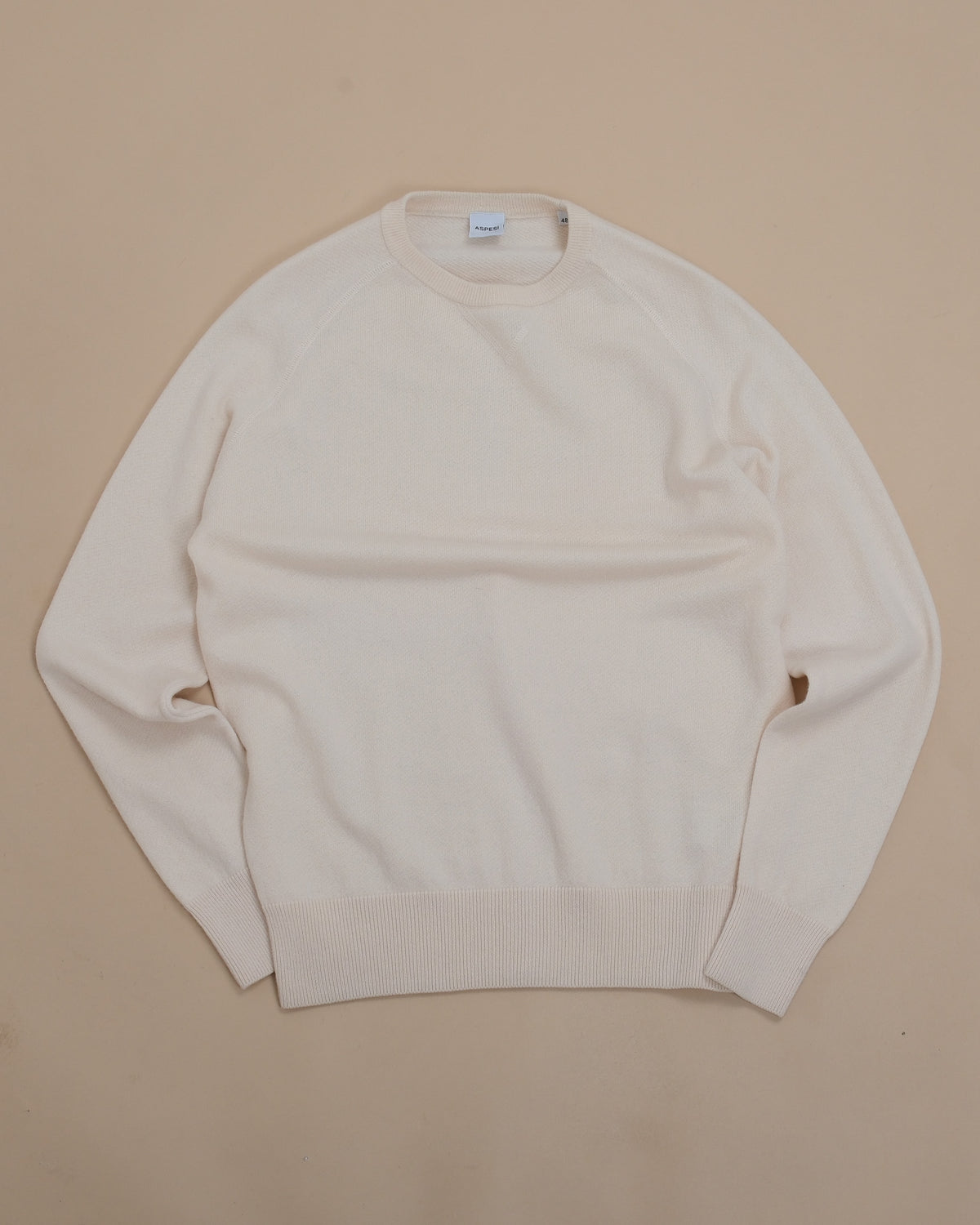 Cream Wool Raglan Sweater