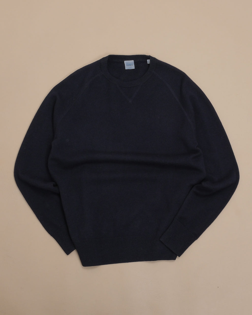 Navy Wool Raglan Sweater