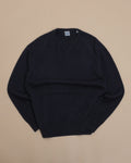 Navy Wool Raglan Sweater