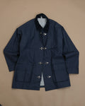 Navy PVC-Coated Fireman’s Clasp Coat