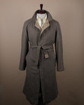 Reversible Belted Raglan Tweed/Twill Coat