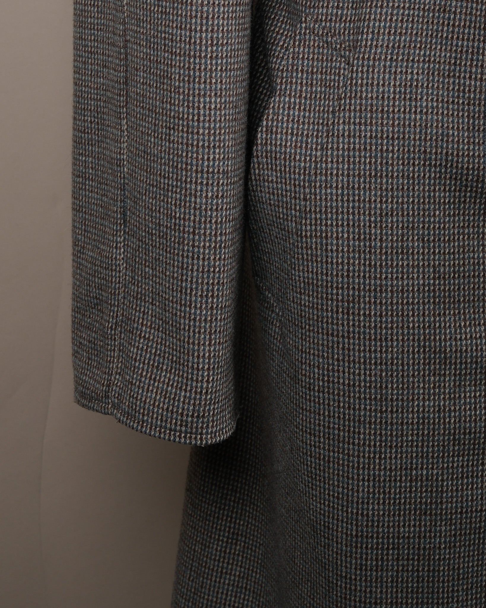 Reversible Belted Raglan Tweed/Twill Coat