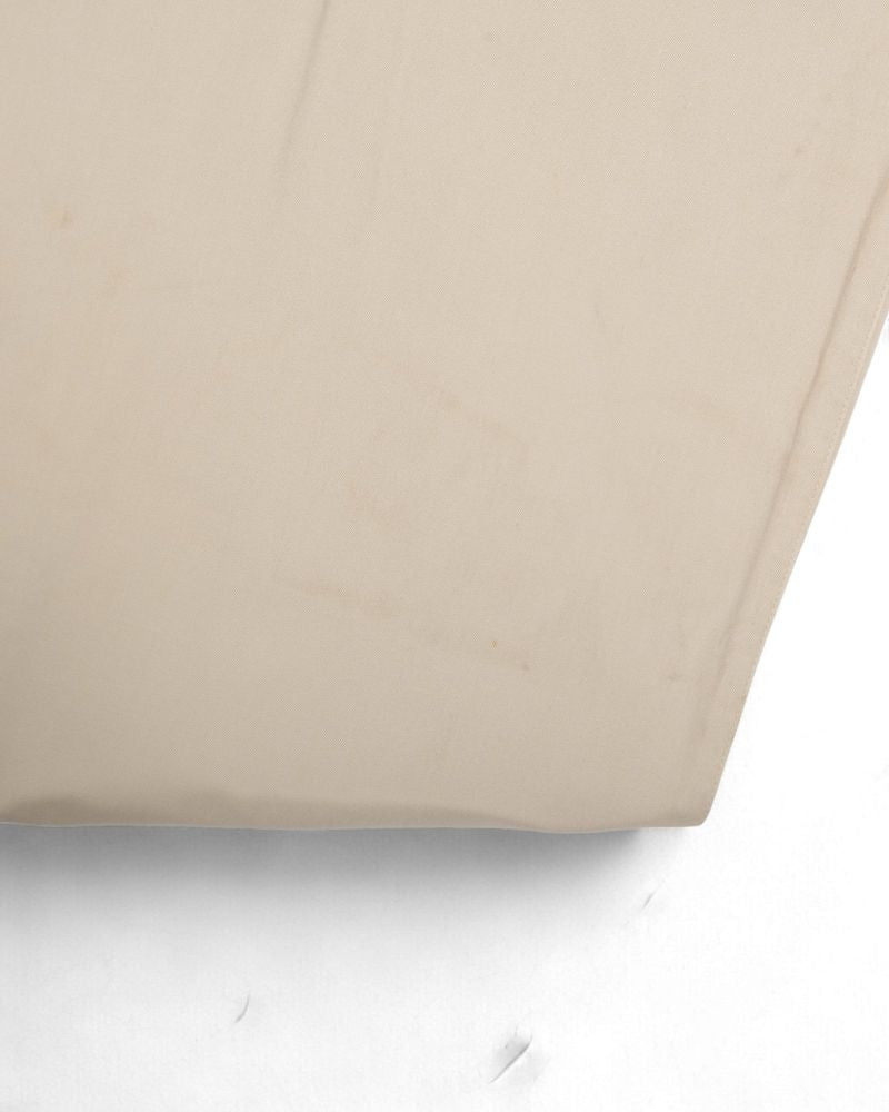 Stone High-Rise Cotton Twill Trousers