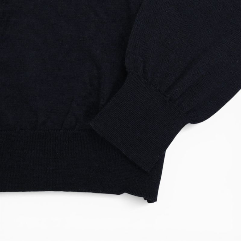 Navy Merino V-Neck